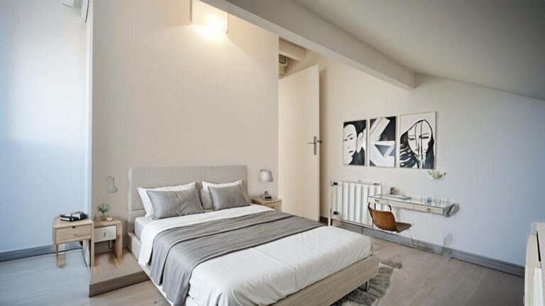 Chambre 5 - étage- aménagement chambre parentale avec IA
