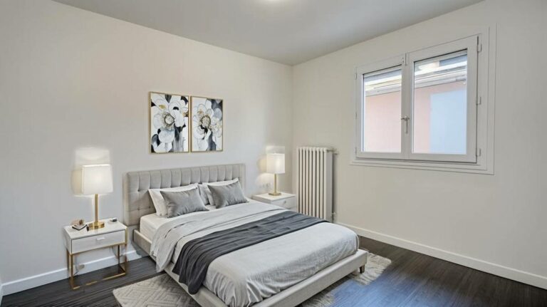 Chambre 2- rez-de-chaussée - aménagement chambre parentale avec IA