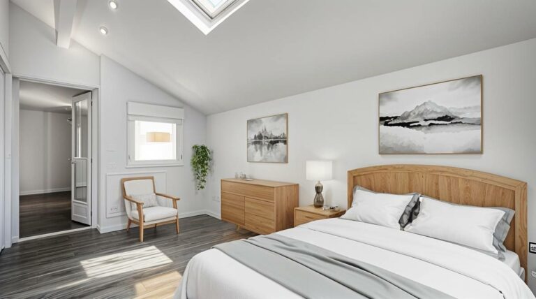 Chambre 1 - rez-de-chaussée- aménagement chambre parentale avec IA